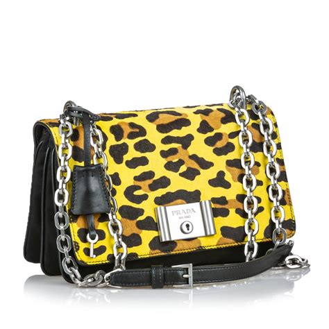 leopard prada bag|Prada Leopard Cavallino Crossbody Bag .